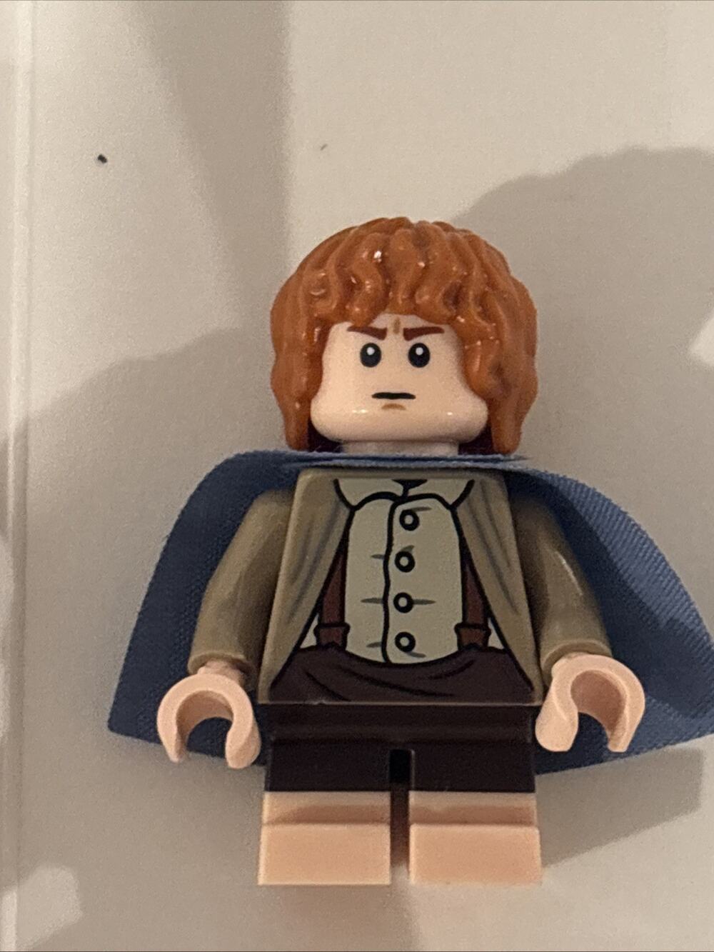 Lego LOTR Samwise Gamgee (Sam) Minifigure #lor117 Cape Set #10316 Rivendell